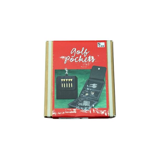 VTG Golf Pockets For Tees Markers Money Scorecard Kmart Pre Wrapped Gift Idea - Picture 2 of 5